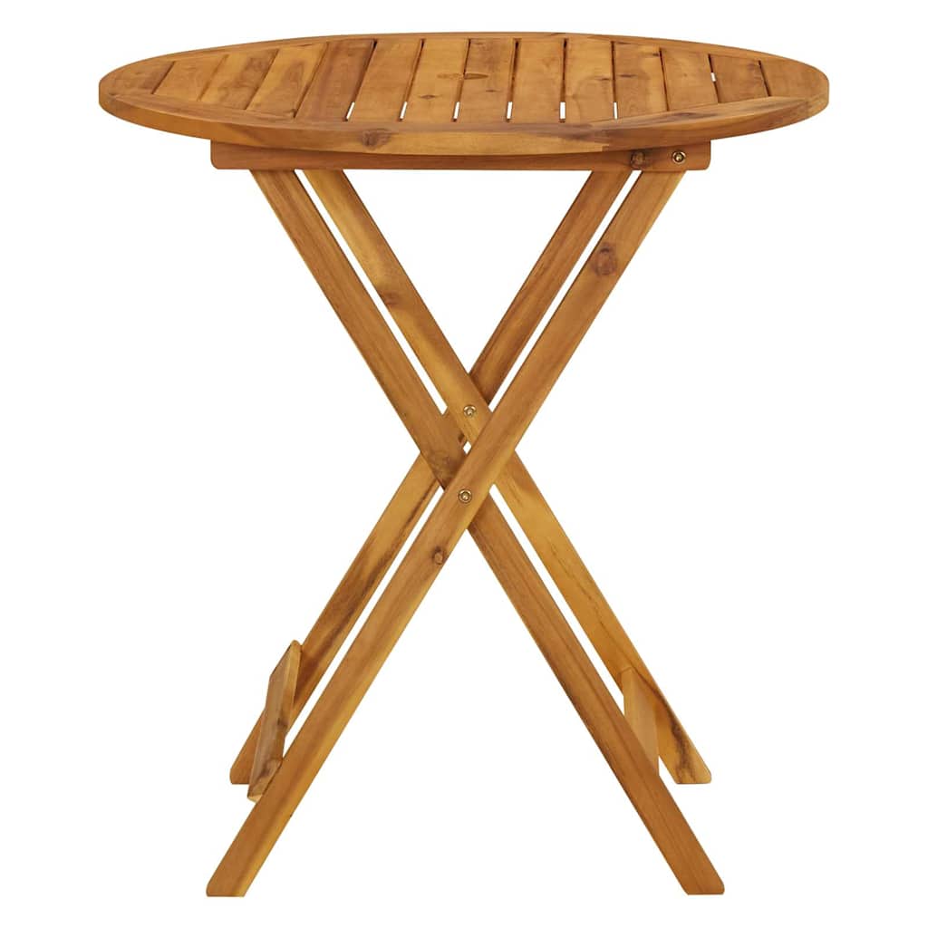 Tuintafel inklapbaar 70 cm massief acaciahout is nu te koop bij PeponiXL, paradijselijk wonen!