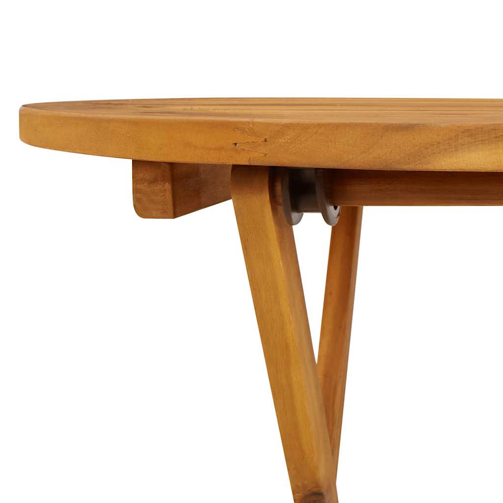 Tuintafel inklapbaar 70 cm massief acaciahout is nu te koop bij PeponiXL, paradijselijk wonen!