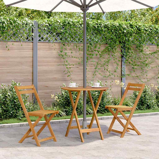 Tuintafel inklapbaar 70 cm massief acaciahout is nu te koop bij PeponiXL, paradijselijk wonen!