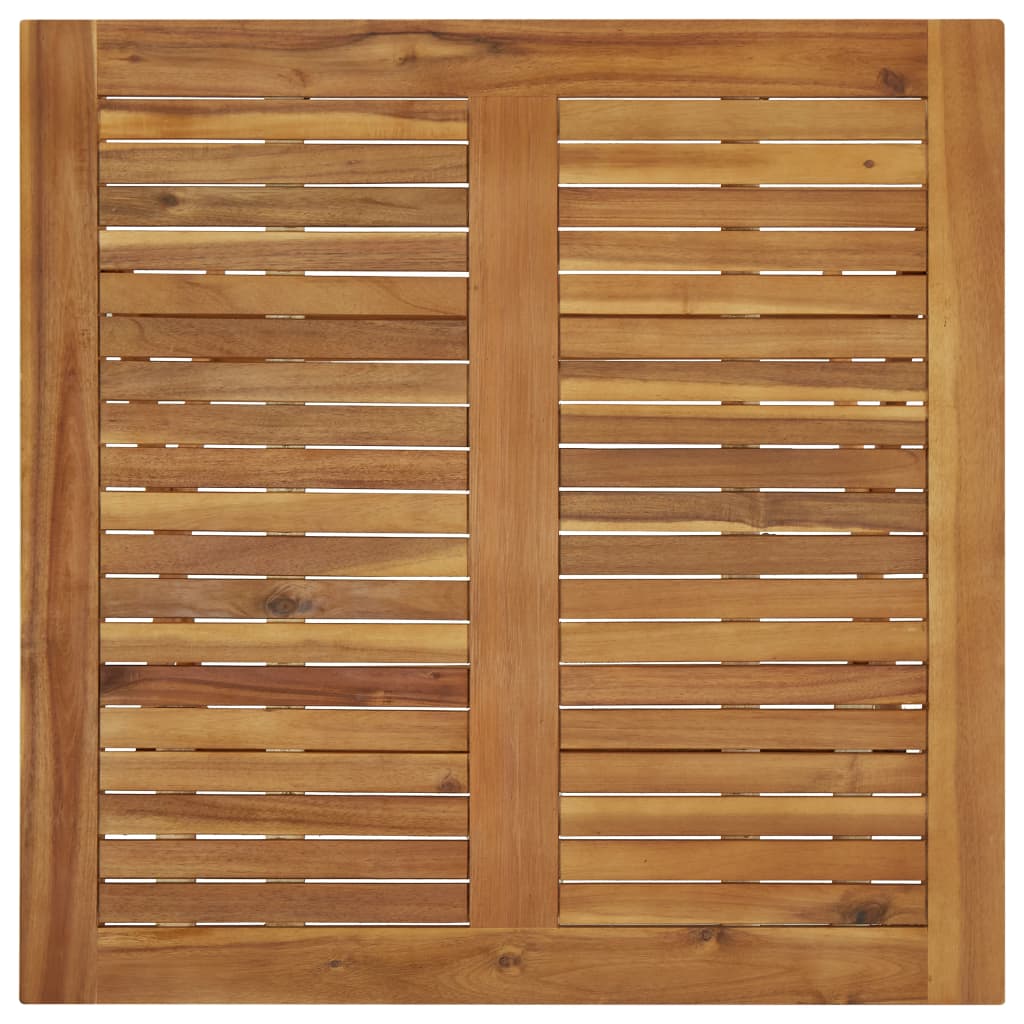 Tuintafel inklapbaar 90x90x75 cm massief acaciahout