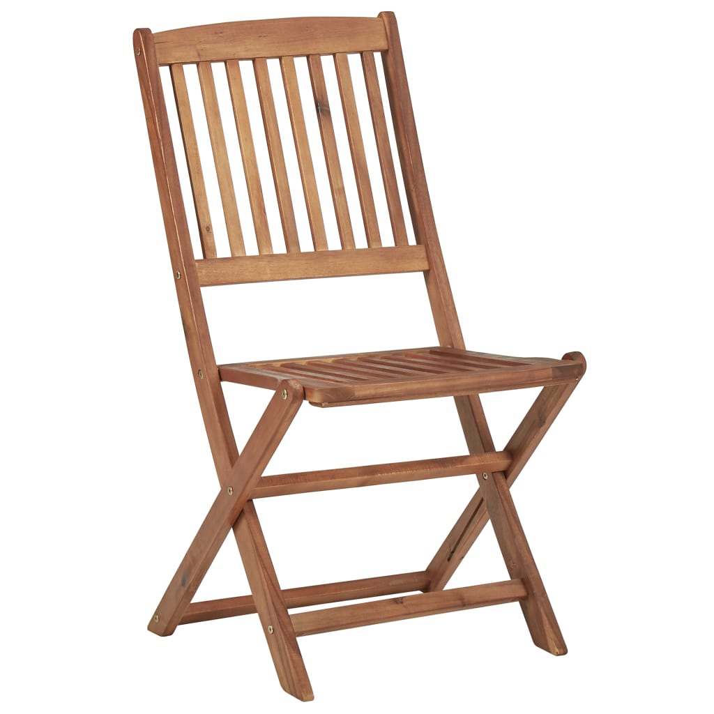 Tuinstoelen 2 st inklapbaar massief acaciahout is nu te koop bij PeponiXL, paradijselijk wonen!
