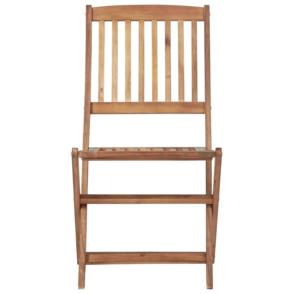 Tuinstoelen 4 st inklapbaar massief acaciahout is nu te koop bij PeponiXL, paradijselijk wonen!