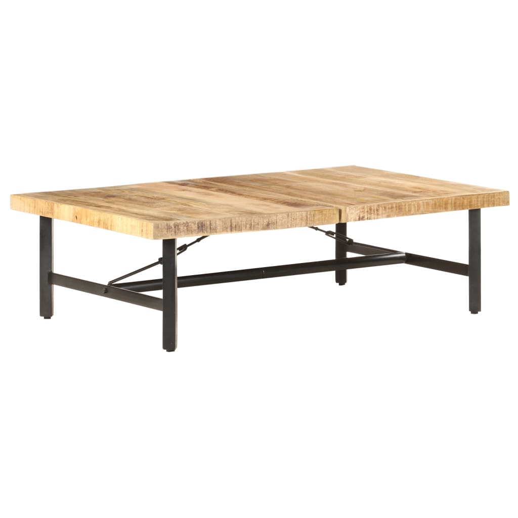 Salontafel 142x90x42 cm massief mangohout is nu te koop bij PeponiXL, paradijselijk wonen!