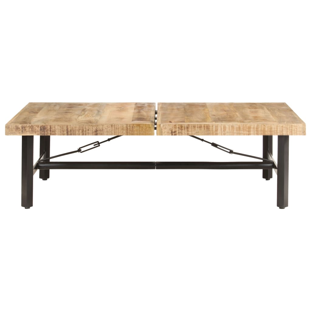 Salontafel 142x90x42 cm massief mangohout is nu te koop bij PeponiXL, paradijselijk wonen!