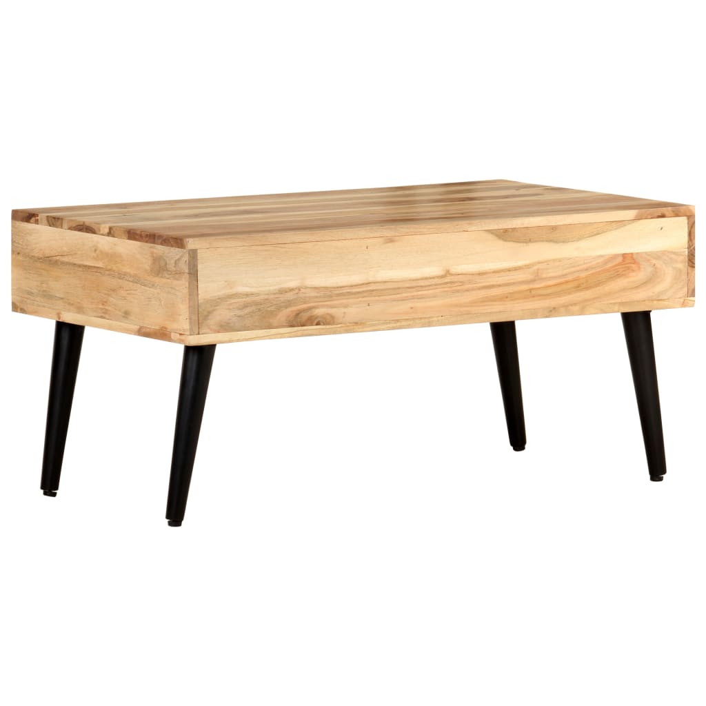 Salontafel 88x50x42 cm massief acaciahout is nu te koop bij PeponiXL, paradijselijk wonen!