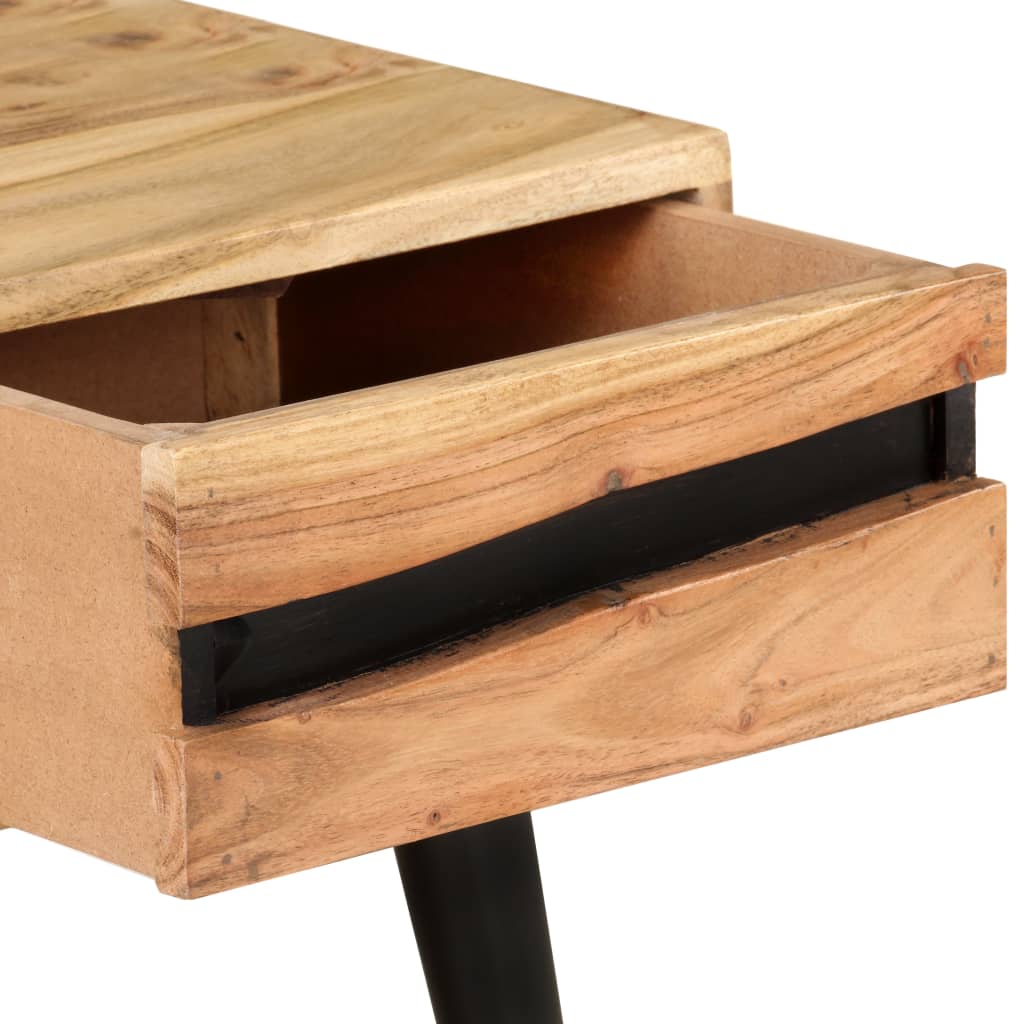 Salontafel 88x50x42 cm massief acaciahout is nu te koop bij PeponiXL, paradijselijk wonen!