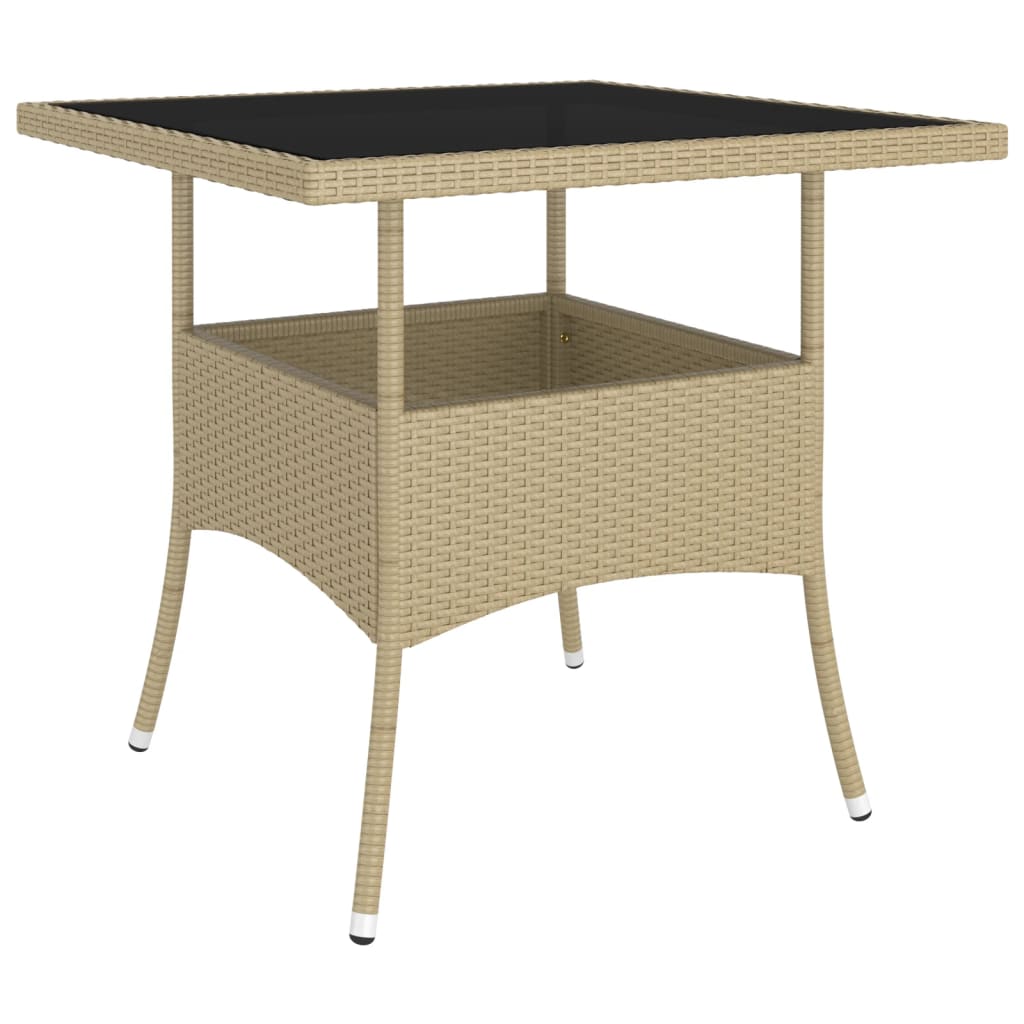5-delige Loungeset poly rattan beige is nu te koop bij PeponiXL, paradijselijk wonen!