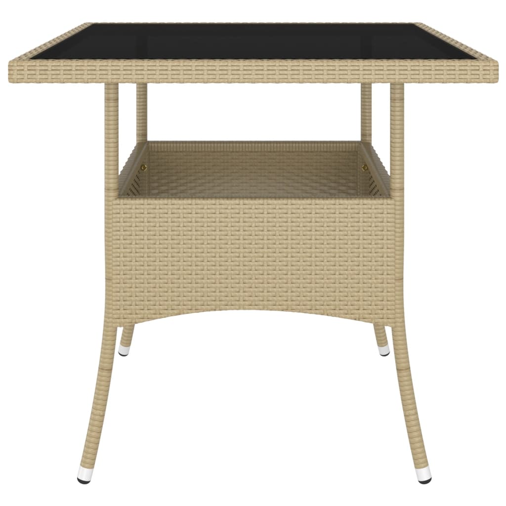 5-delige Loungeset poly rattan beige is nu te koop bij PeponiXL, paradijselijk wonen!