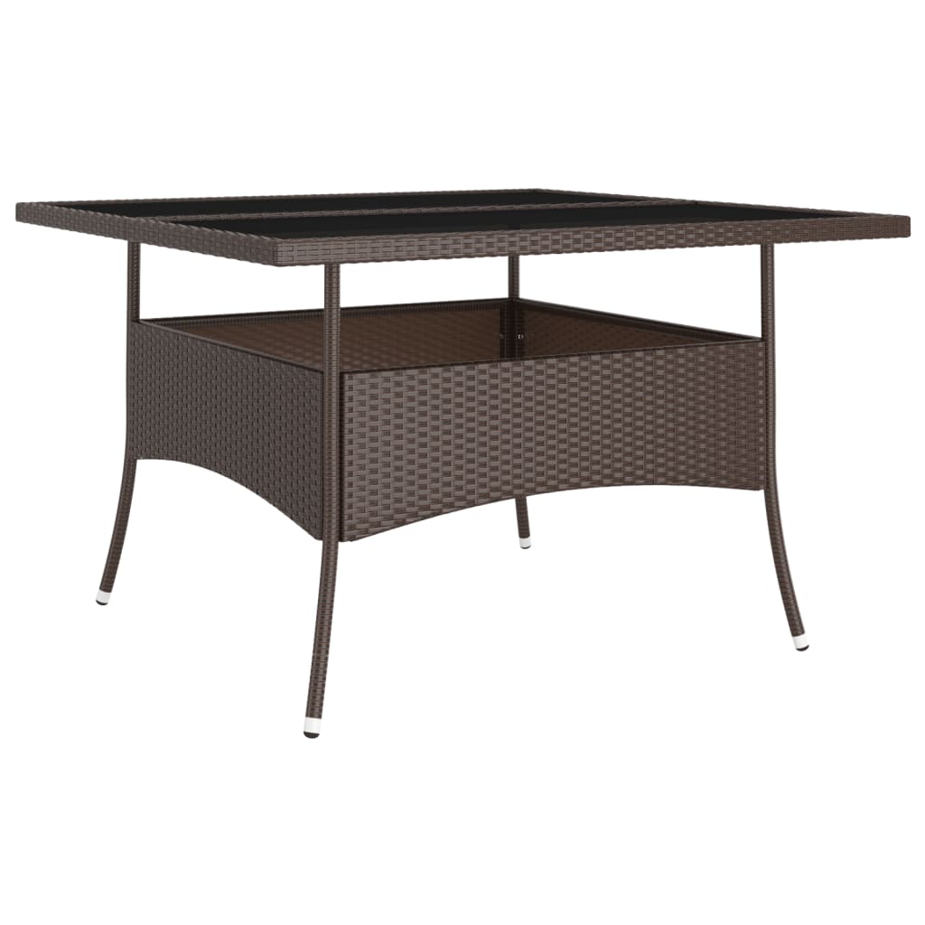 9-delige Tuinset poly rattan bruin is nu te koop bij PeponiXL, paradijselijk wonen!