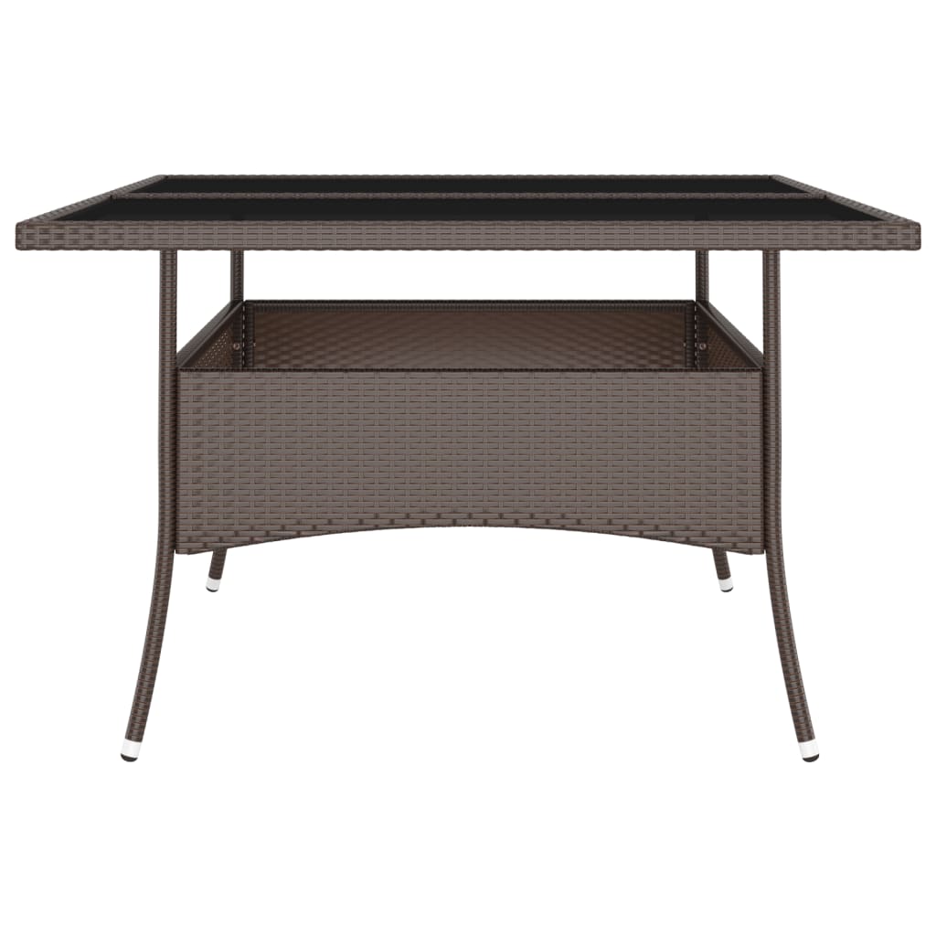 9-delige Tuinset poly rattan bruin is nu te koop bij PeponiXL, paradijselijk wonen!