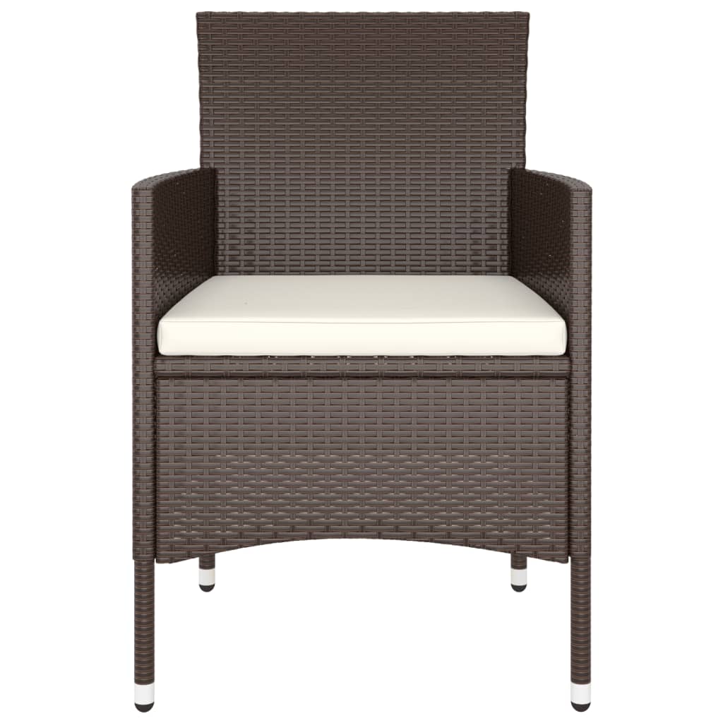 9-delige Tuinset poly rattan bruin is nu te koop bij PeponiXL, paradijselijk wonen!