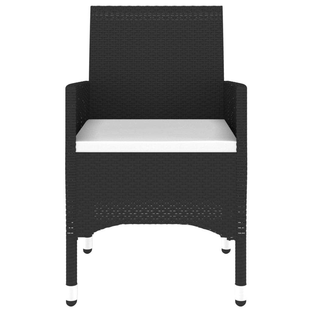 3-delige Tuinset poly rattan zwart is nu te koop bij PeponiXL, paradijselijk wonen!