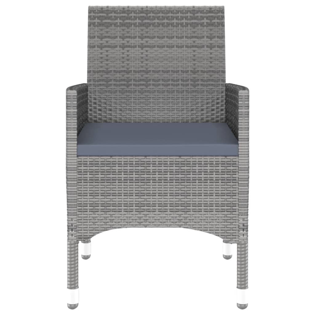 3-delige Tuinset poly rattan grijs is nu te koop bij PeponiXL, paradijselijk wonen!