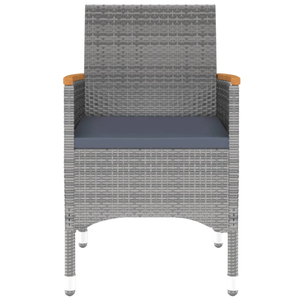 3-delige Tuinset poly rattan grijs is nu te koop bij PeponiXL, paradijselijk wonen!
