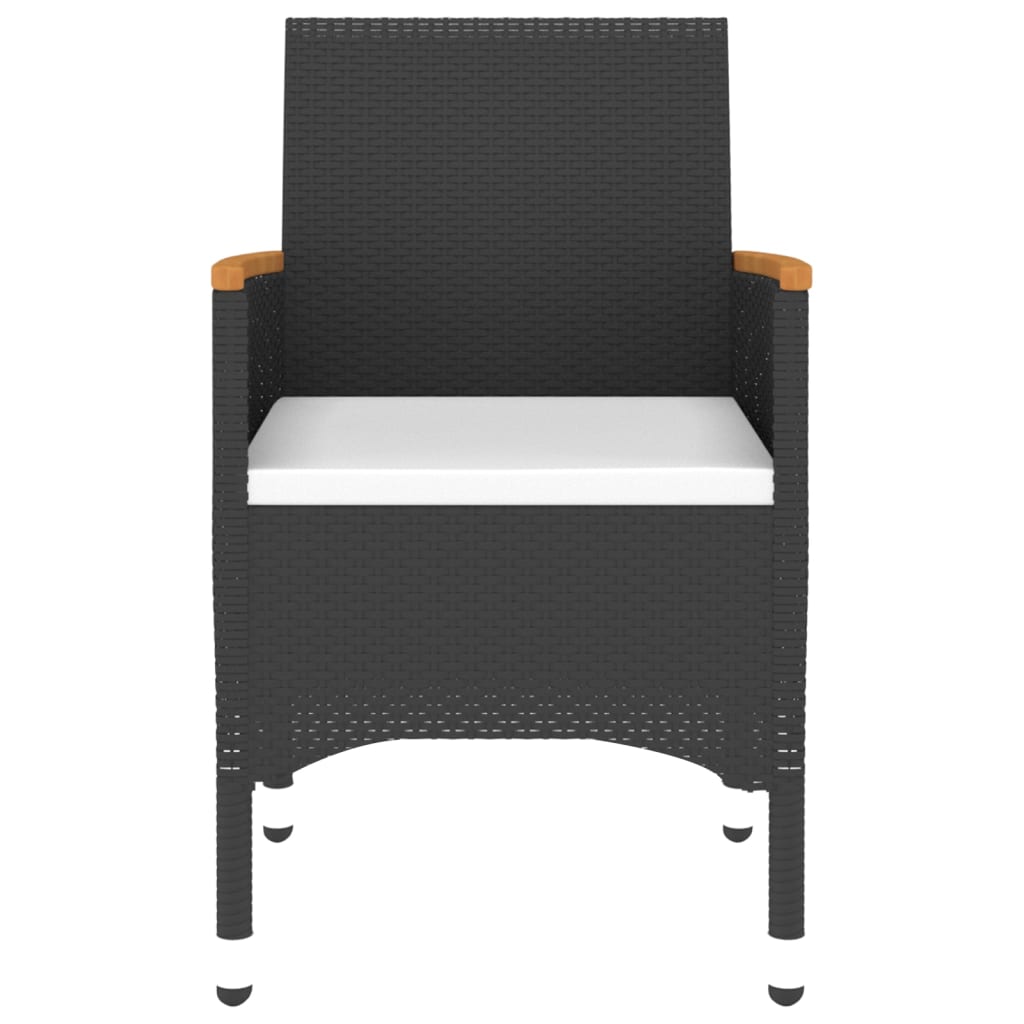 3-delige Tuinset poly rattan zwart is nu te koop bij PeponiXL, paradijselijk wonen!