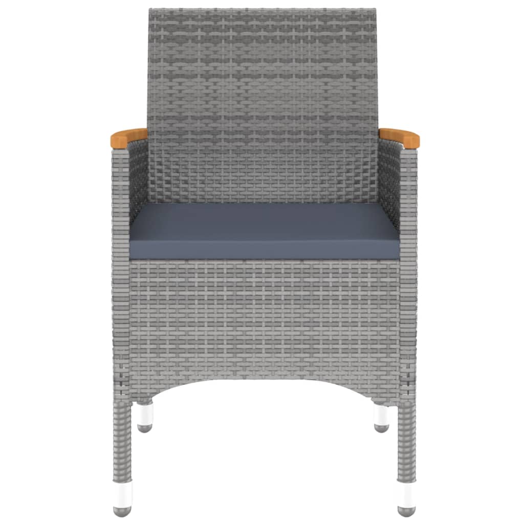 3-delige Tuinset poly rattan grijs is nu te koop bij PeponiXL, paradijselijk wonen!