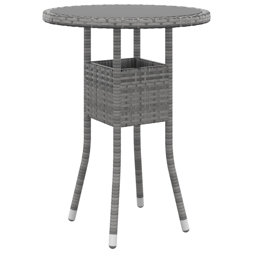 5-delige Loungeset poly rattan grijs is nu te koop bij PeponiXL, paradijselijk wonen!