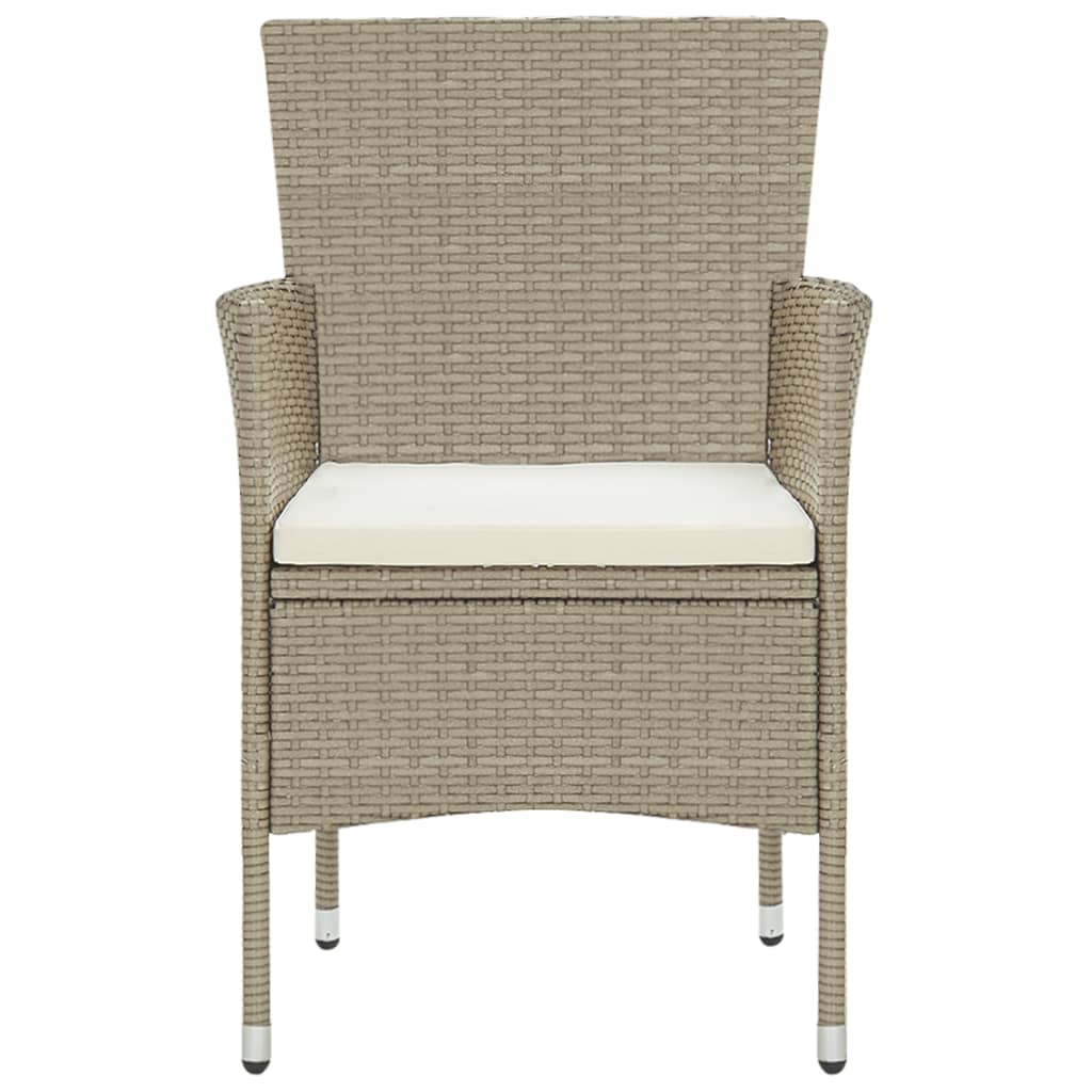 5-delige Tuinset poly rattan beige is nu te koop bij PeponiXL, paradijselijk wonen!