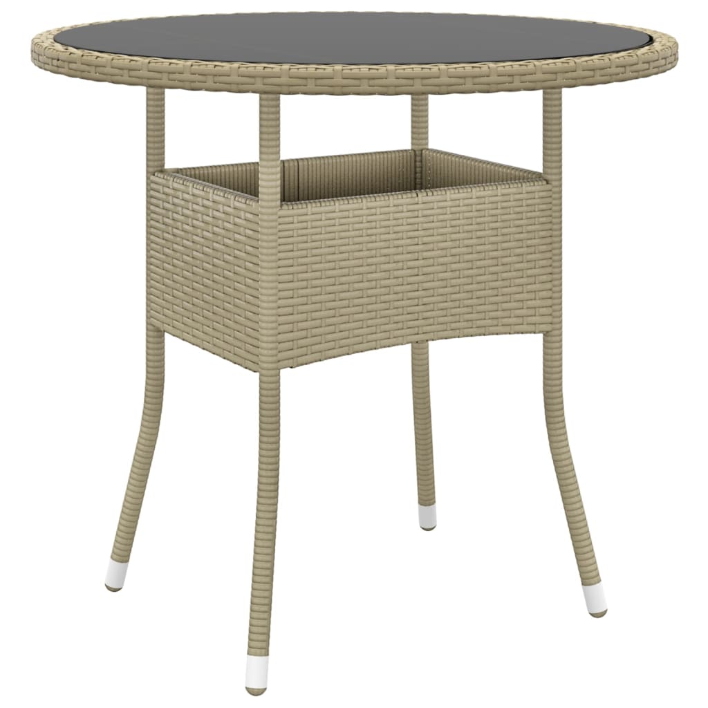 5-delige Tuinset poly rattan beige is nu te koop bij PeponiXL, paradijselijk wonen!