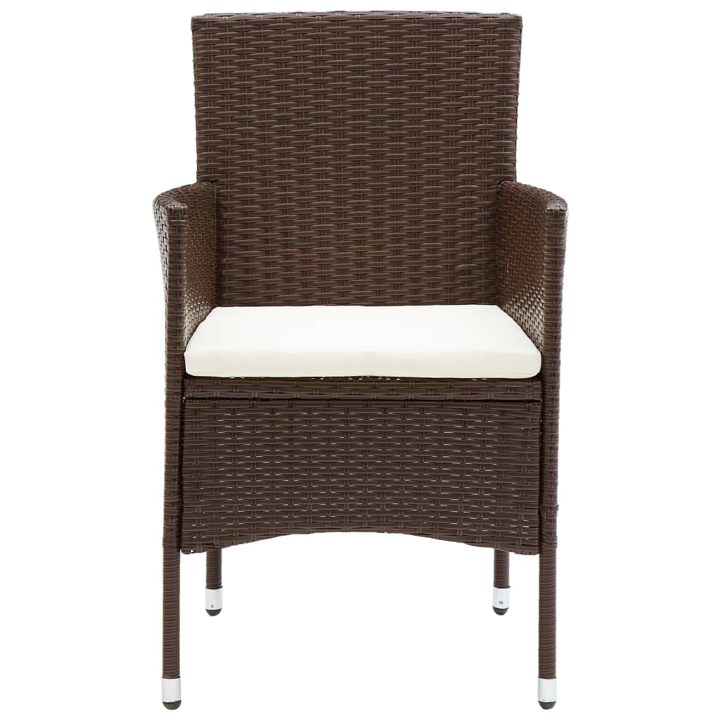 5-delige Tuinset poly rattan bruin is nu te koop bij PeponiXL, paradijselijk wonen!