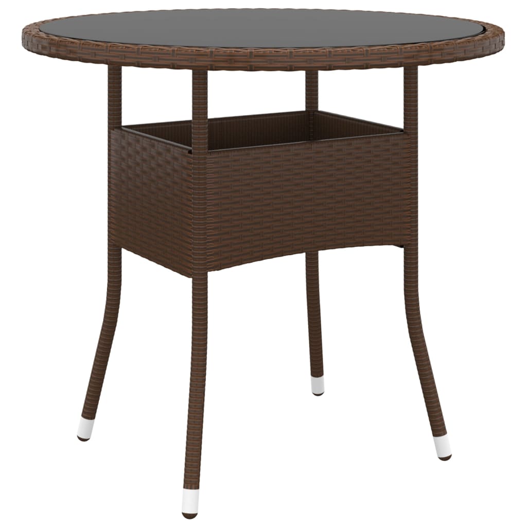 5-delige Tuinset poly rattan bruin is nu te koop bij PeponiXL, paradijselijk wonen!