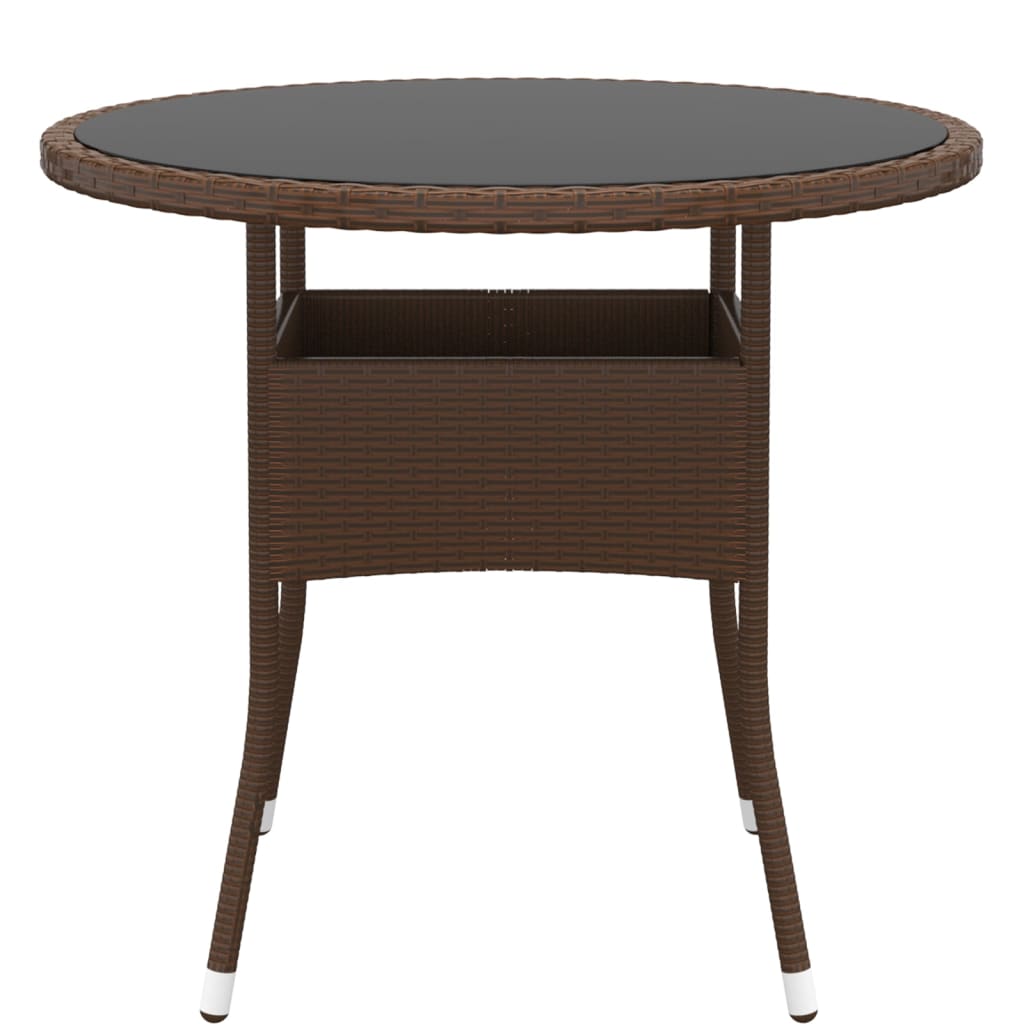 5-delige Tuinset poly rattan bruin is nu te koop bij PeponiXL, paradijselijk wonen!