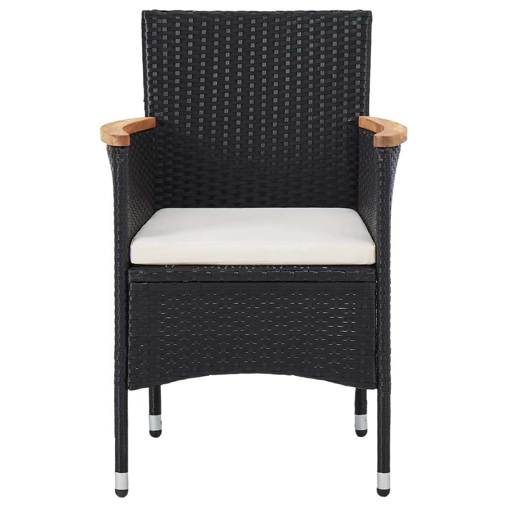 5-delige Tuinset poly rattan zwart is nu te koop bij PeponiXL, paradijselijk wonen!