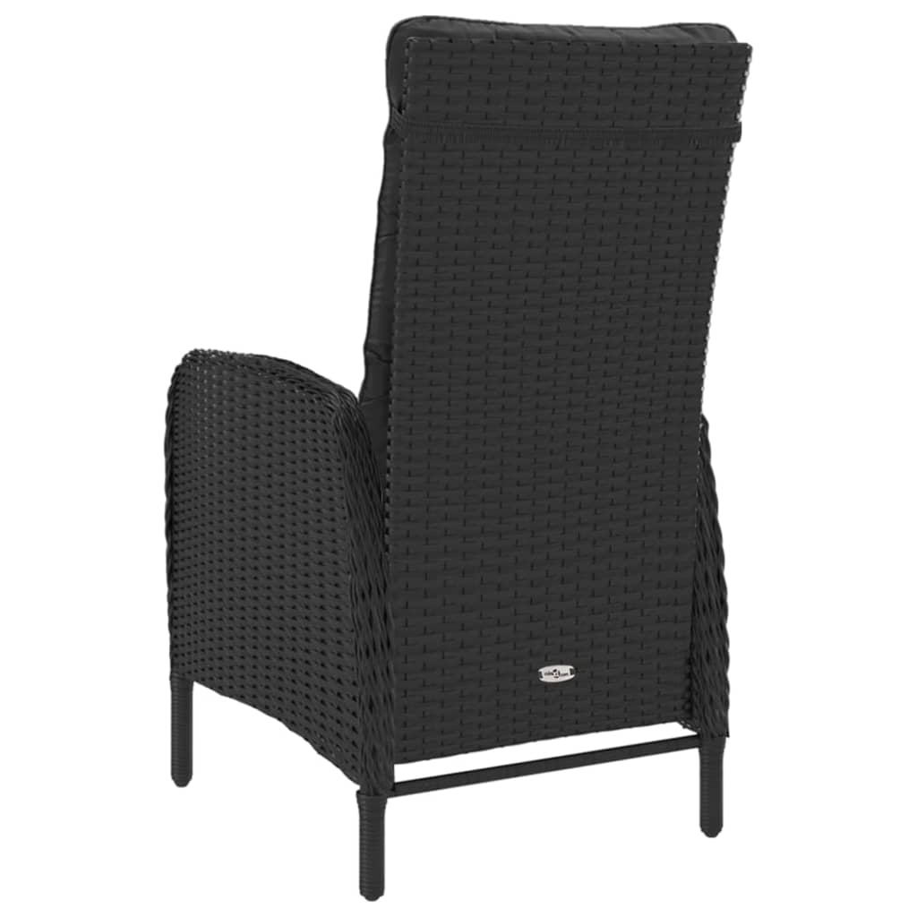 9-delige Tuinset poly rattan en glas zwart is nu te koop bij PeponiXL, paradijselijk wonen!