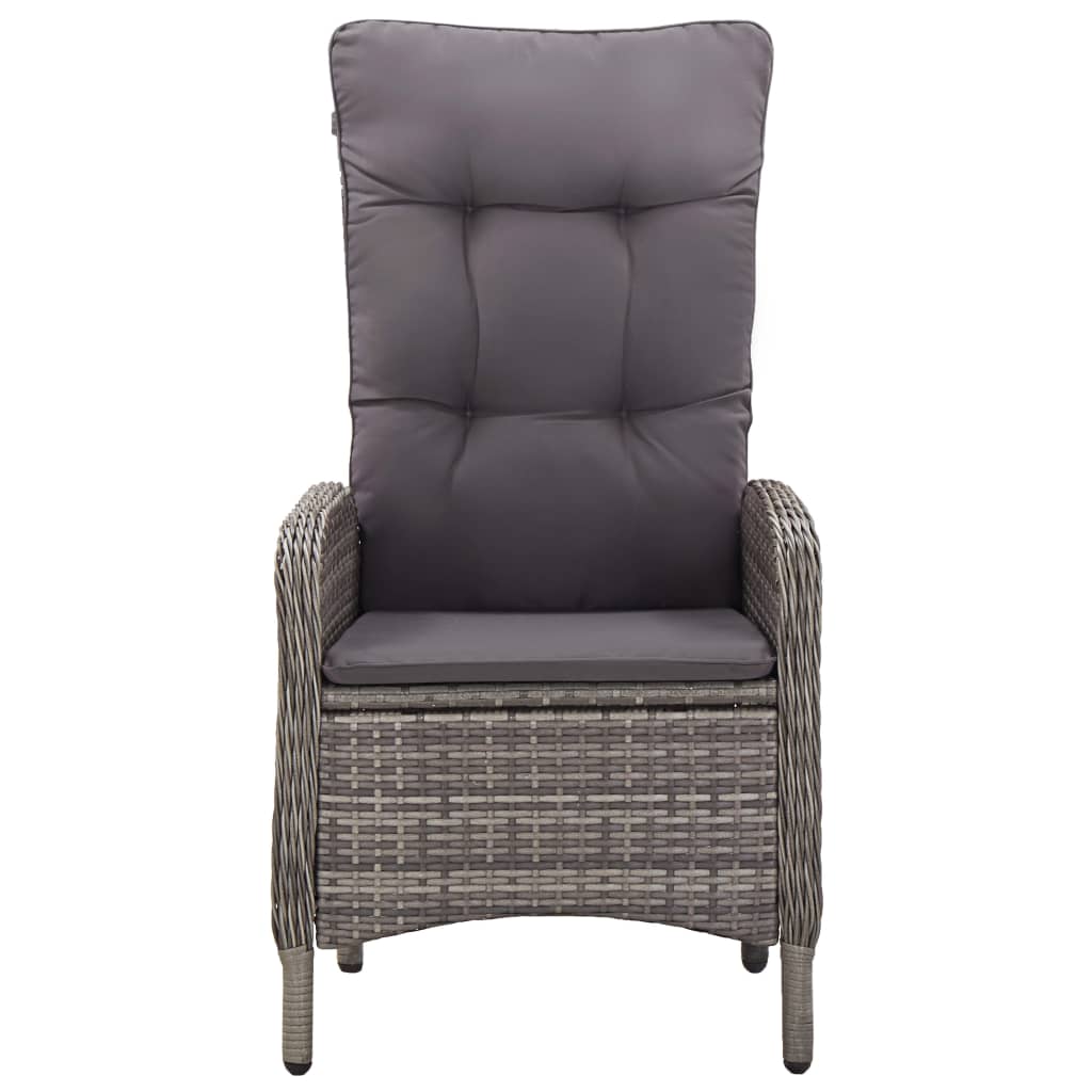 3-delige Tuinset poly rattan grijs is nu te koop bij PeponiXL, paradijselijk wonen!