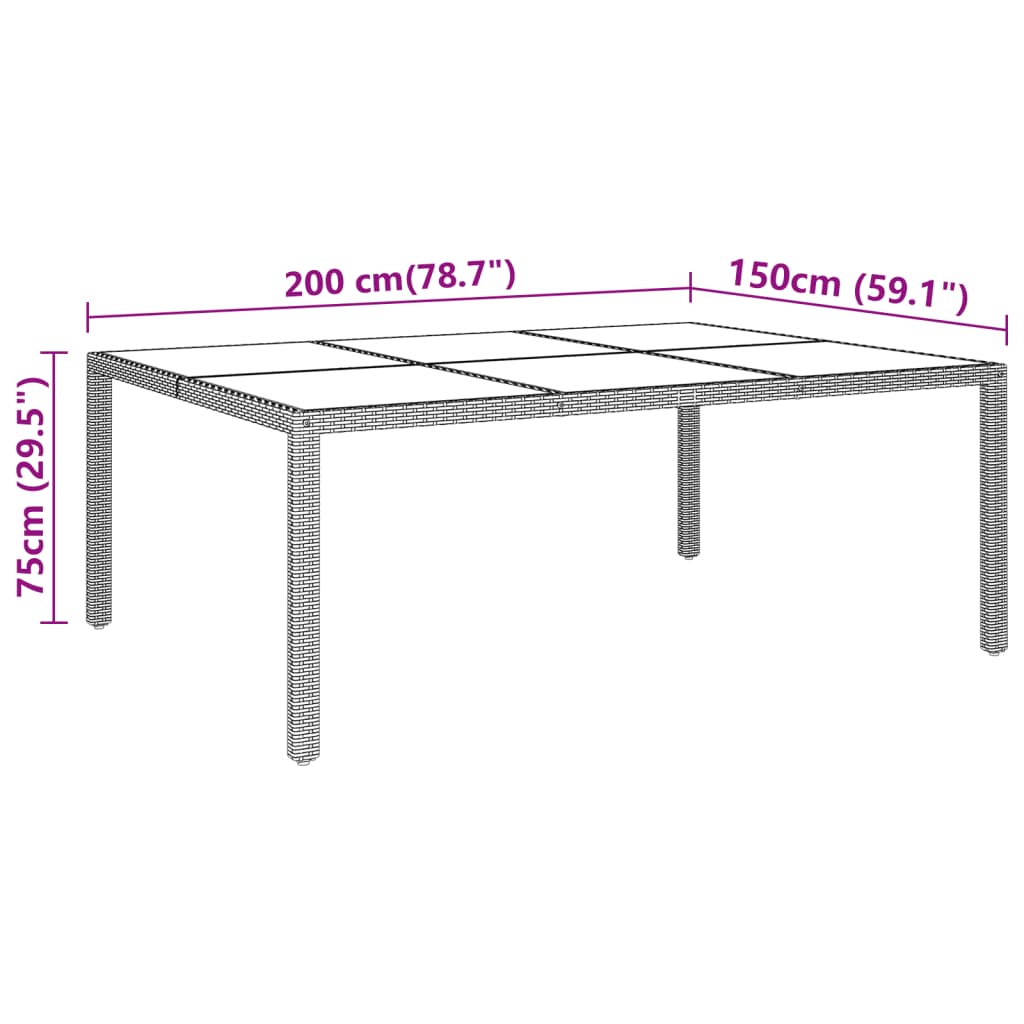 11-delige Tuinset poly rattan beige is nu te koop bij PeponiXL, paradijselijk wonen!