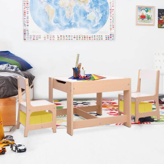 Kindertafel met 2 stoelen MDF is nu te koop bij PeponiXL, paradijselijk wonen!