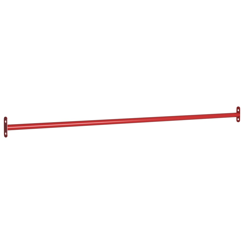 Rekstok 125 cm staal rood is nu te koop bij PeponiXL, paradijselijk wonen!