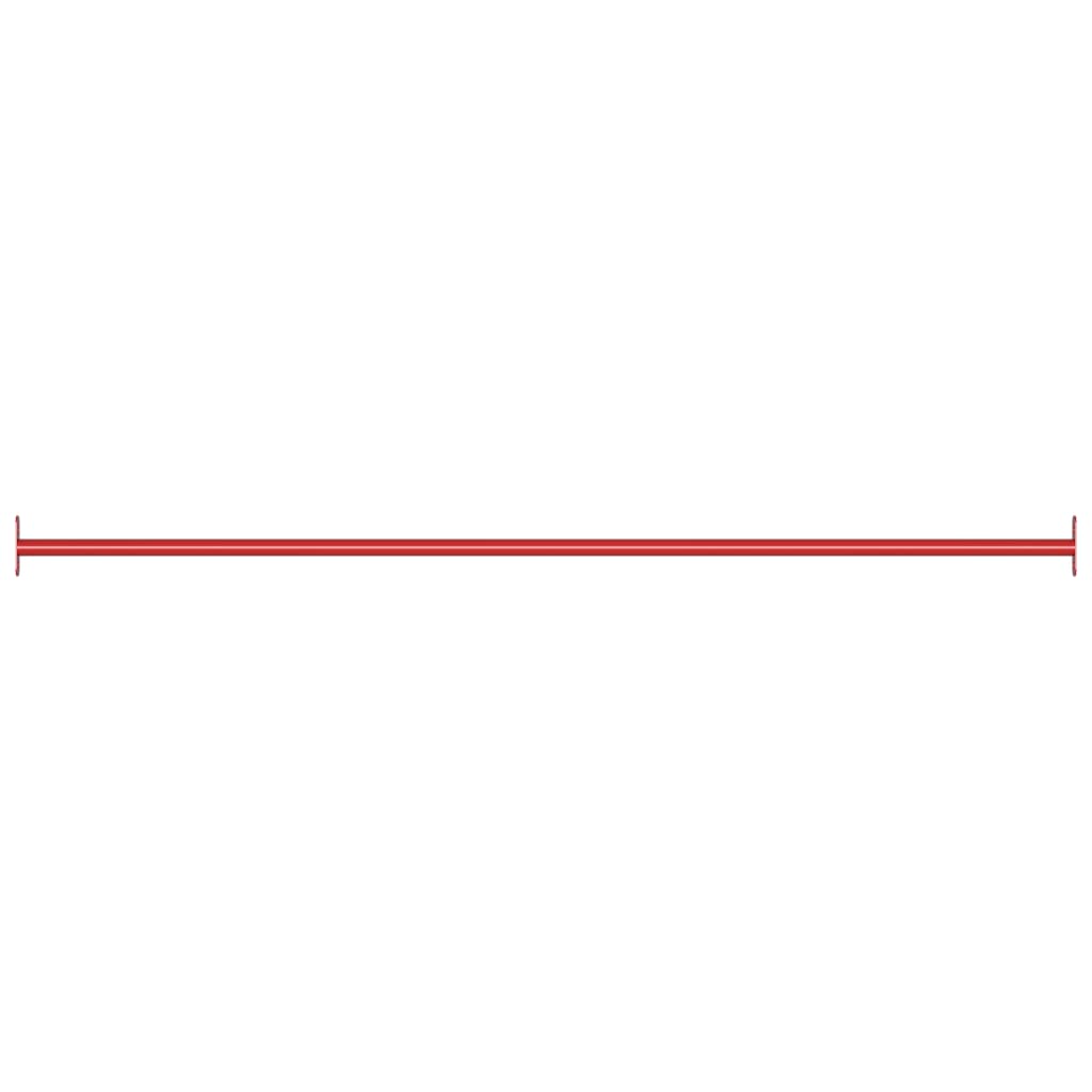 Rekstok 125 cm staal rood is nu te koop bij PeponiXL, paradijselijk wonen!