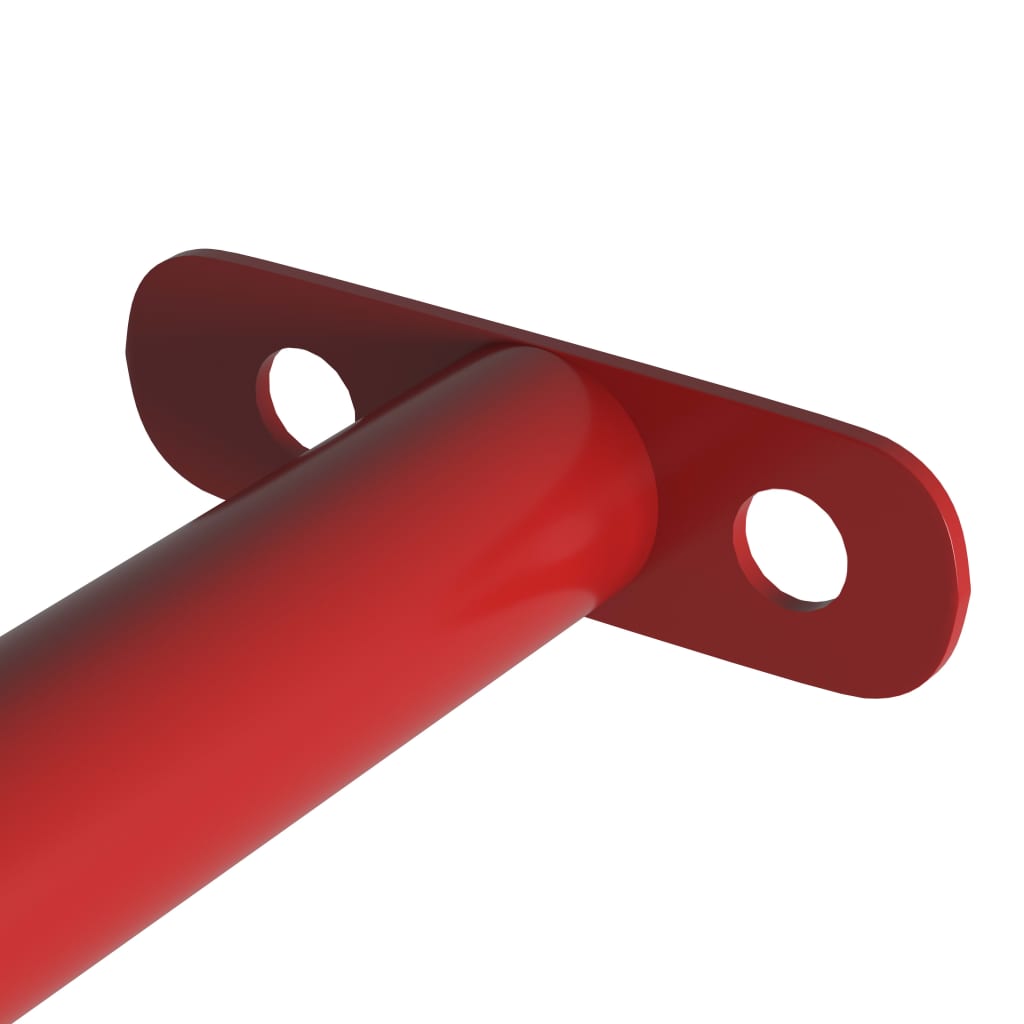 Rekstok 125 cm staal rood is nu te koop bij PeponiXL, paradijselijk wonen!