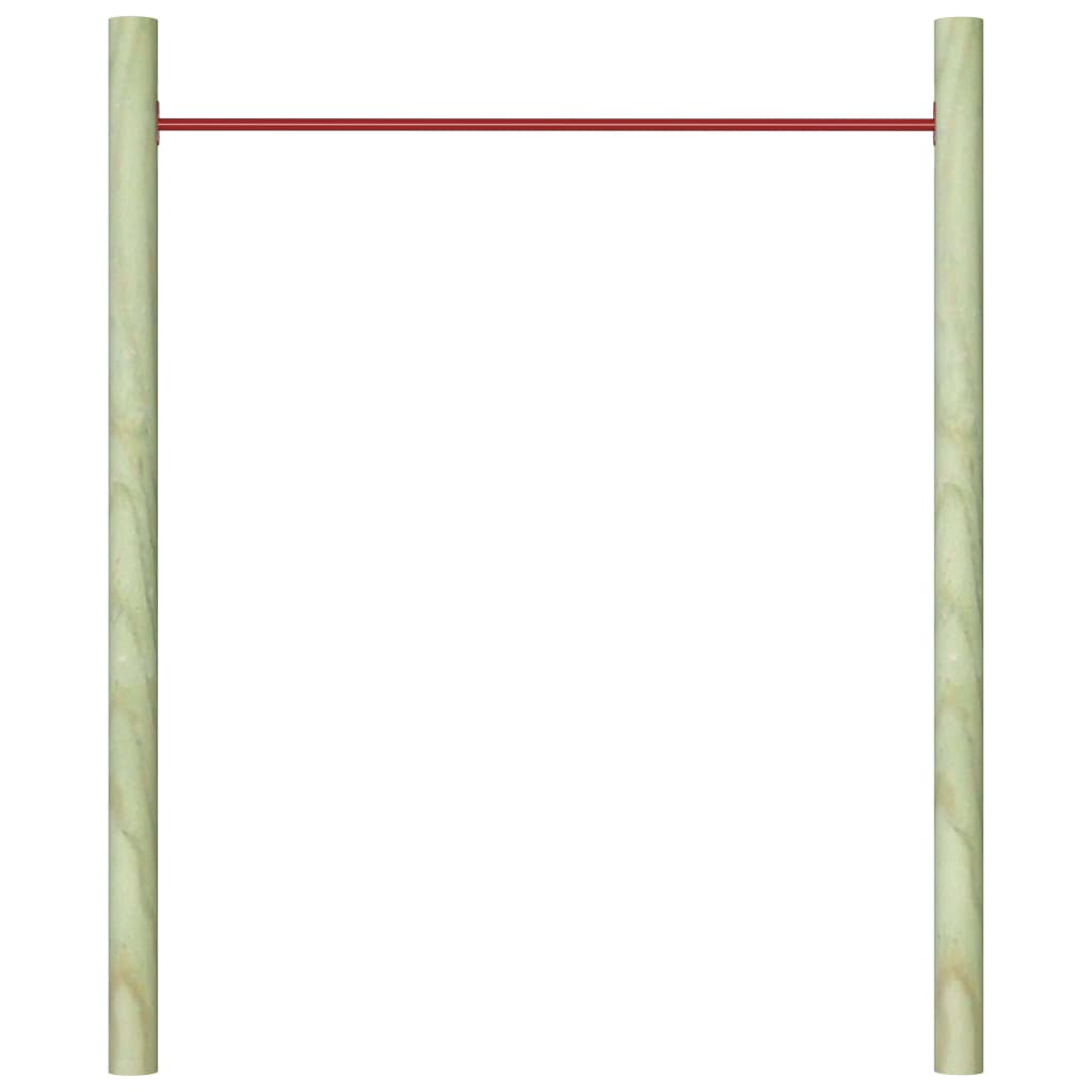 Rekstok 125 cm staal rood is nu te koop bij PeponiXL, paradijselijk wonen!