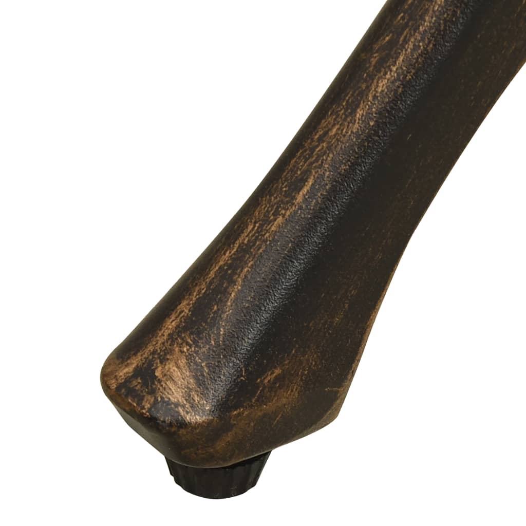 Tuintafel 90x90x73 cm gietaluminium bronskleurig is nu te koop bij PeponiXL, paradijselijk wonen!