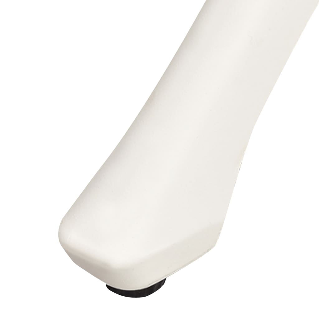 Tuintafel 90x90x73 cm gietaluminium wit is nu te koop bij PeponiXL, paradijselijk wonen!