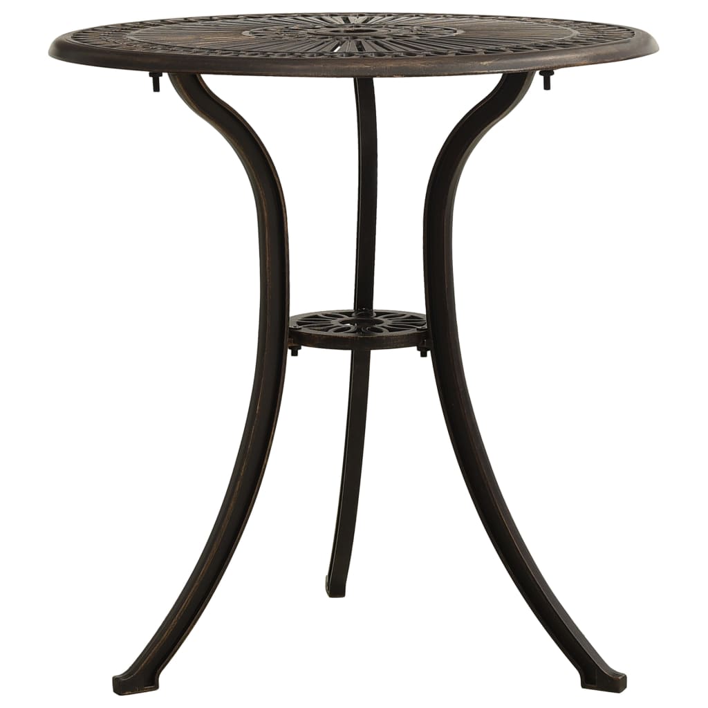 3-delige Bistroset gietaluminium bronskleurig is nu te koop bij PeponiXL, paradijselijk wonen!