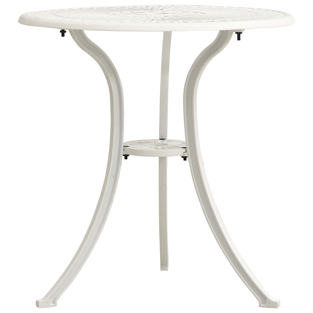 3-delige Bistroset gietaluminium wit is nu te koop bij PeponiXL, paradijselijk wonen!