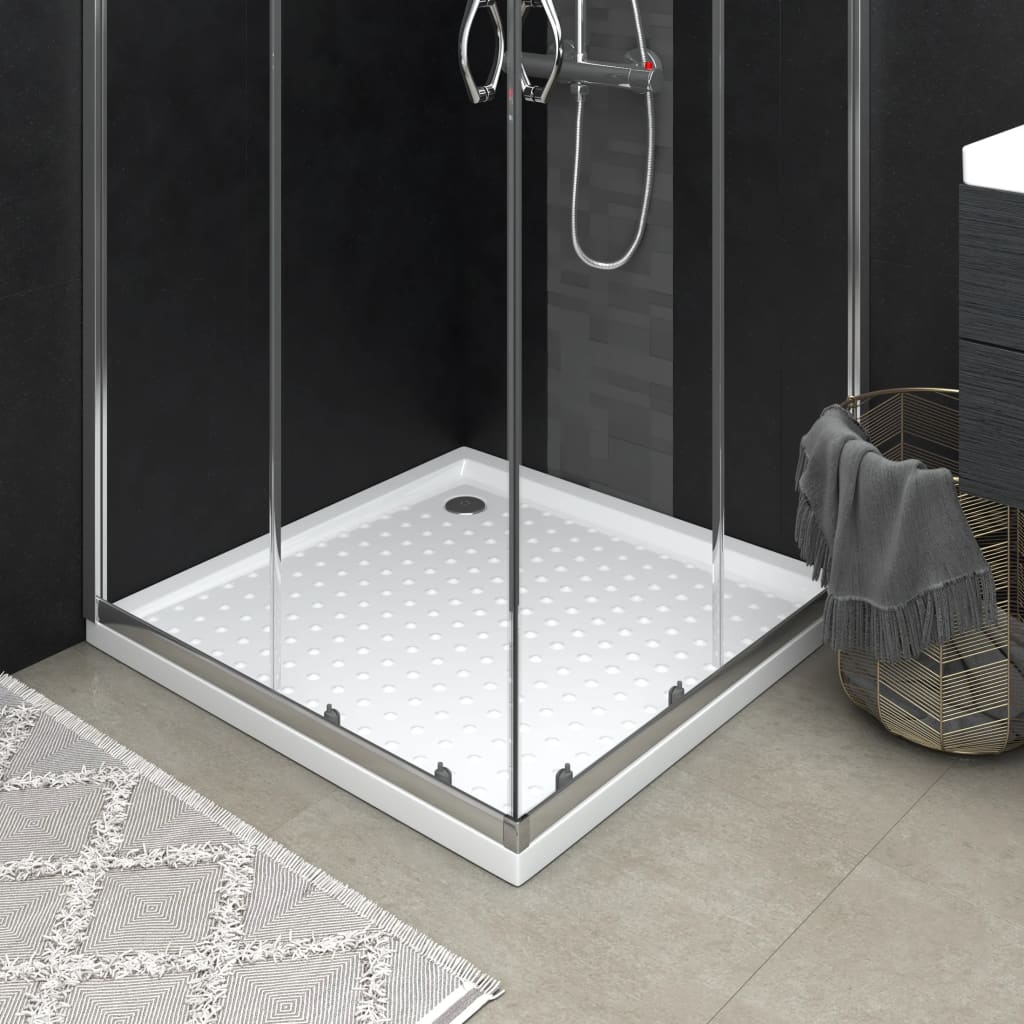 Douchebak met noppen 80x80x4 cm ABS wit is nu te koop bij PeponiXL, paradijselijk wonen!