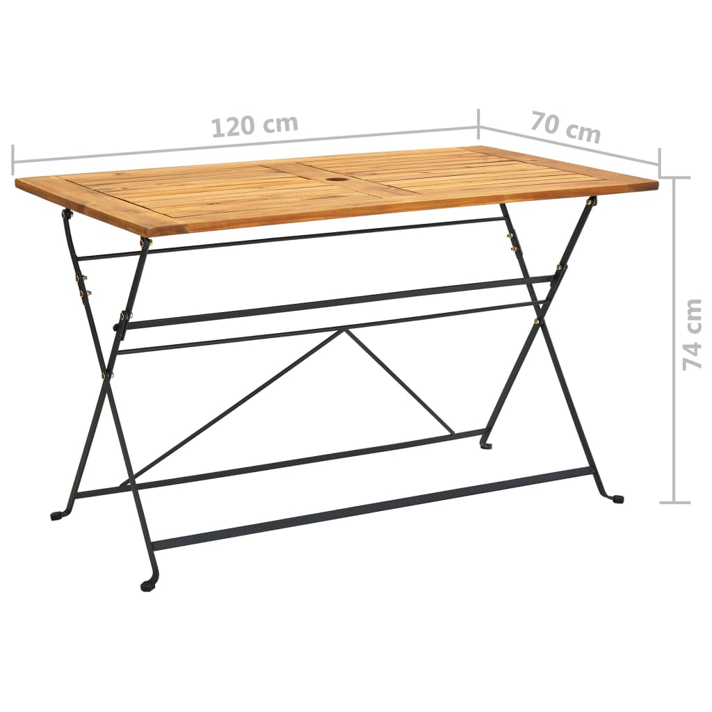 5-delige Tuinset inklapbaar massief acaciahout is nu te koop bij PeponiXL, paradijselijk wonen!
