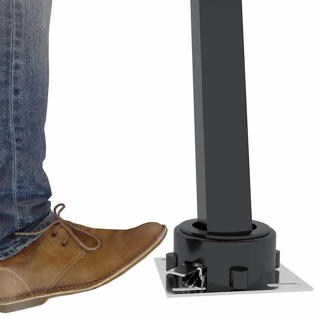 Luifelpaalset 300x245 cm ijzer antracietkleurig is nu te koop bij PeponiXL, paradijselijk wonen!