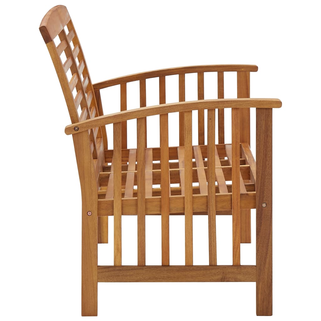 3-delige Loungeset massief acaciahout is nu te koop bij PeponiXL, paradijselijk wonen!
