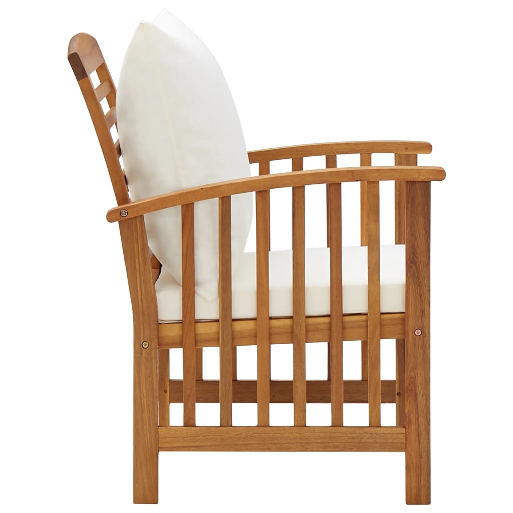 5-delige Loungeset met kussens massief acaciahout is nu te koop bij PeponiXL, paradijselijk wonen!