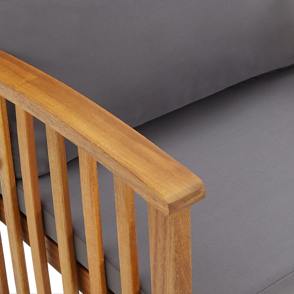 5-delige Loungeset met kussens massief acaciahout is nu te koop bij PeponiXL, paradijselijk wonen!
