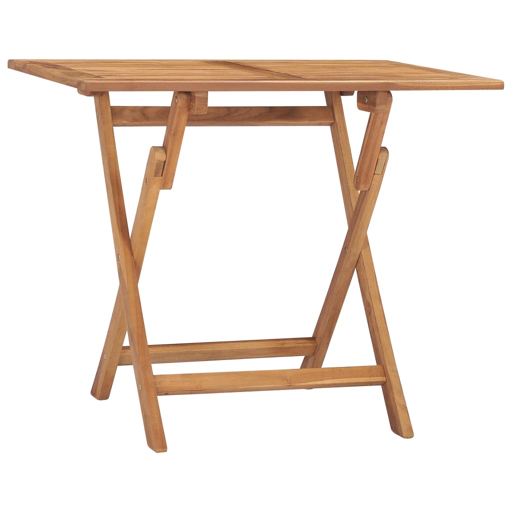 Tuintafel inklapbaar 90x60x75 cm massief teakhout is nu te koop bij PeponiXL, paradijselijk wonen!