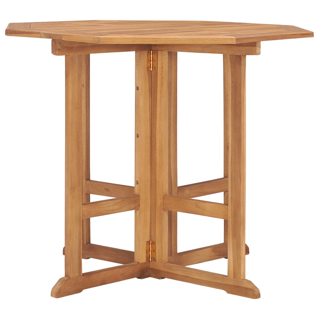 Tuintafel inklapbaar 90x90x75 cm massief teakhout is nu te koop bij PeponiXL, paradijselijk wonen!