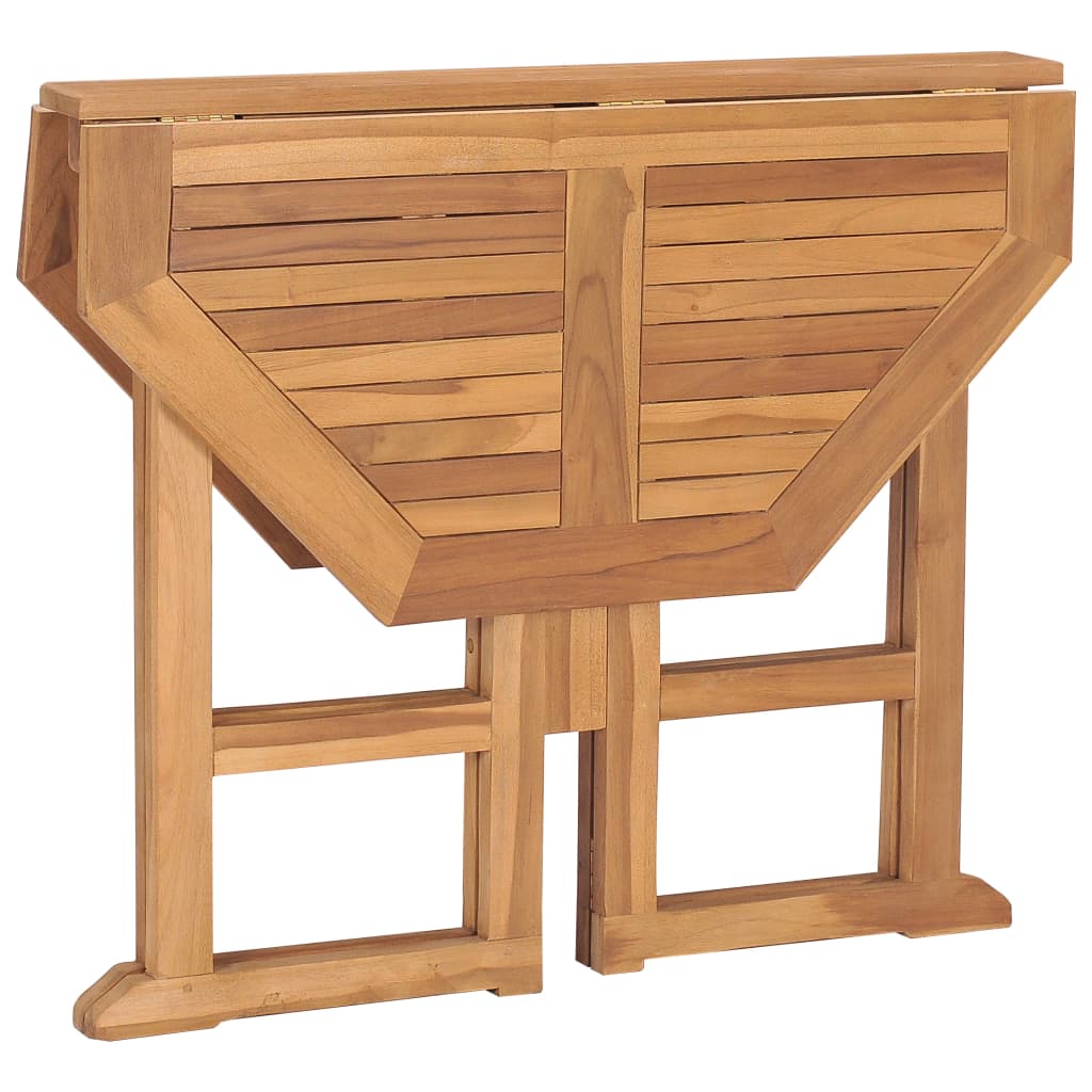 Tuintafel inklapbaar 90x90x75 cm massief teakhout is nu te koop bij PeponiXL, paradijselijk wonen!