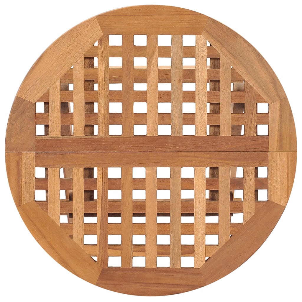 Tuintafel inklapbaar 50x50x50 cm massief teakhout is nu te koop bij PeponiXL, paradijselijk wonen!