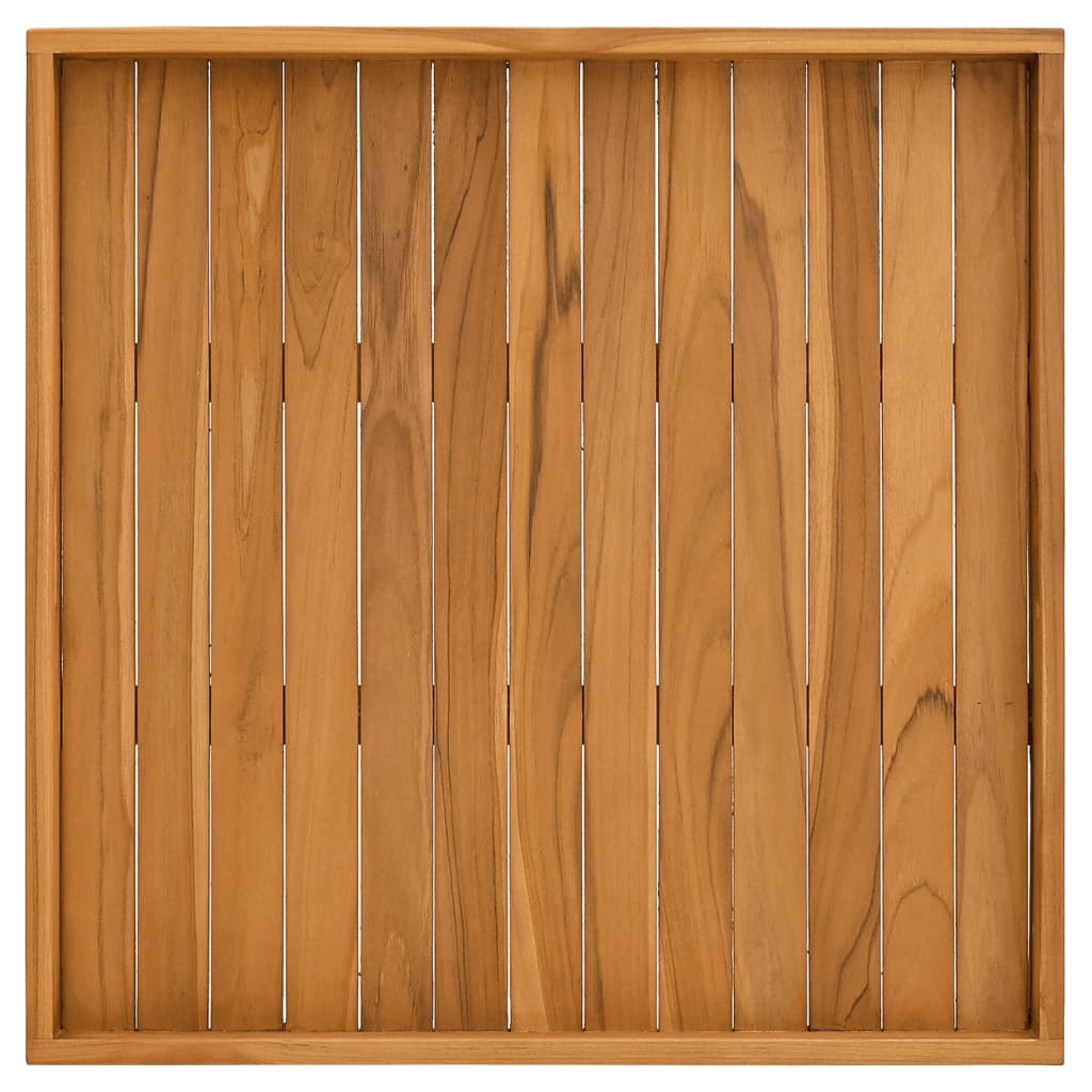 Dienblad 70x70 cm massief teakhout is nu te koop bij PeponiXL, paradijselijk wonen!